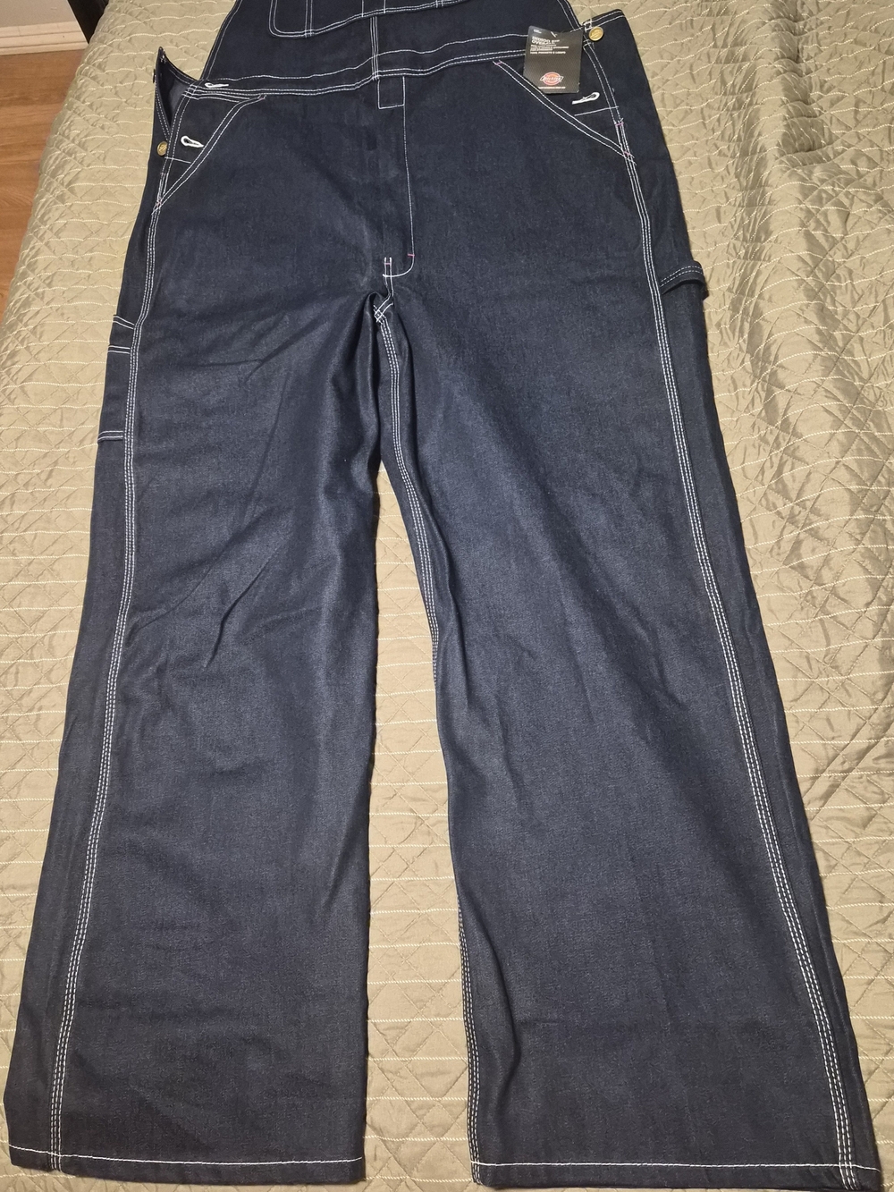 Dickies Women's Dark Indigo Wide-Leg Jeans